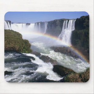 Iguassu Fälle, Paraná, Brasilien. Luftansicht Mousepad