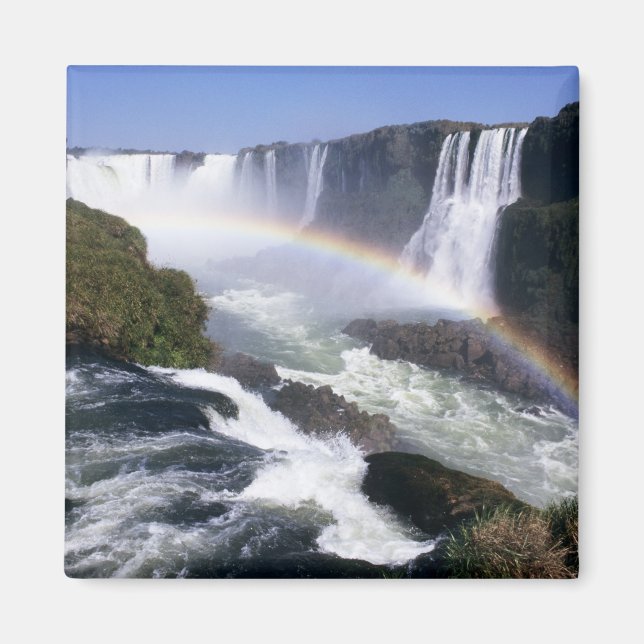 Iguassu Falls, Parana Staat, Brasilien. Luftbild Magnet (Vorne)
