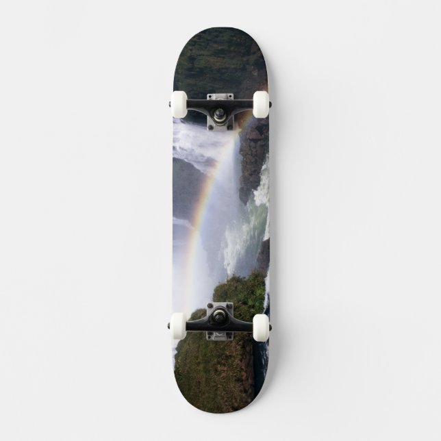 Iguassu Falls, Parana Staat, Brasilien.Luftbild Skateboard (Vorderseite)