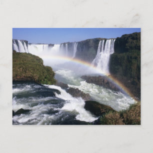 Iguassu-Wasserfälle, Paraná, Brasilien. Luftansich Postkarte