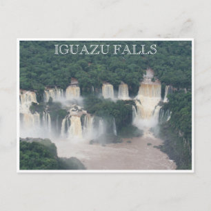 iguazu cataratas brazil postkarte