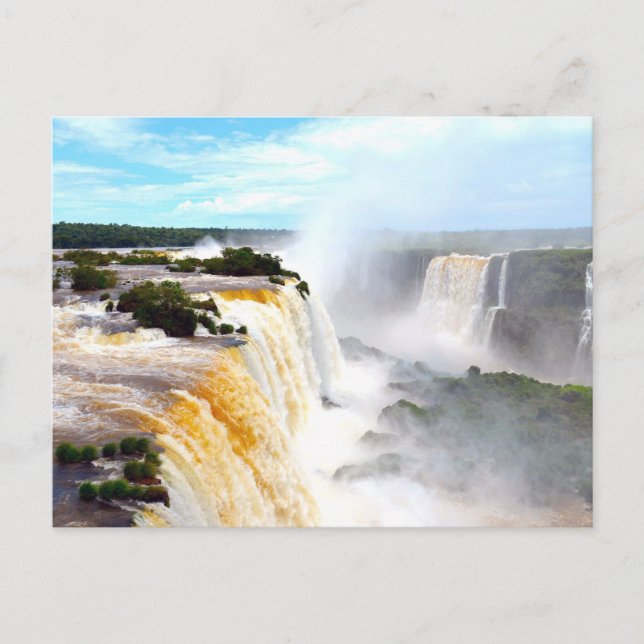 Iguazu Falls 4 Postkarte (Vorderseite)