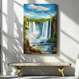 Iguazu Falls Argentina Canvas Wall Decor | Canvas Leinwanddruck
