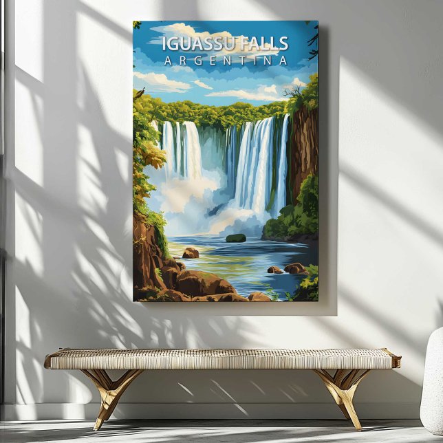 Iguazu Falls Argentina Canvas Wall Decor | Canvas Leinwanddruck (Iguazu Falls Argentina Canvas Wall Decor | Canvas by TinkPrints.)