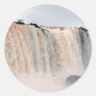 Iguazu Falls Brasilien / Argentinien Runder Aufkleber