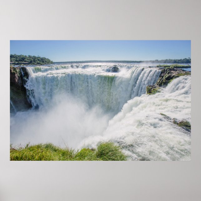 Iguazu Falls, Devil's Throat, Argentinien Poster (Vorne)
