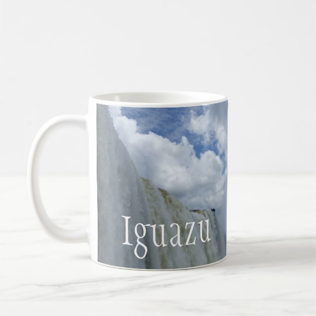 Iguazu Falls, Iguazu River, Argentinien, Brasilien Kaffeetasse (Links)