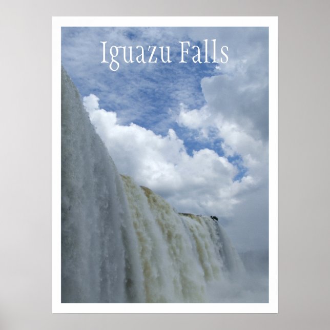 Iguazu Falls, Iguazu River, Argentinien, Brasilien Poster (Vorne)