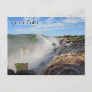 Iguazu Falls Postcard Postkarte