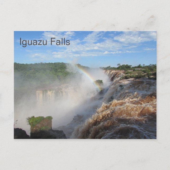 Iguazu Falls Postcard Postkarte (Vorderseite)
