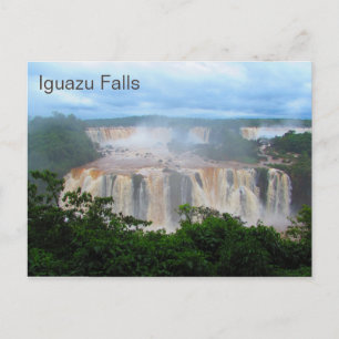 Iguazu Falls Postcard Postkarte