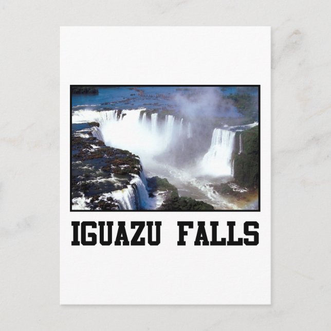 Iguazu Falls Postkarte (Vorderseite)