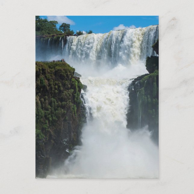 Iguazu Falls, Vertikal Postkarte (Vorderseite)