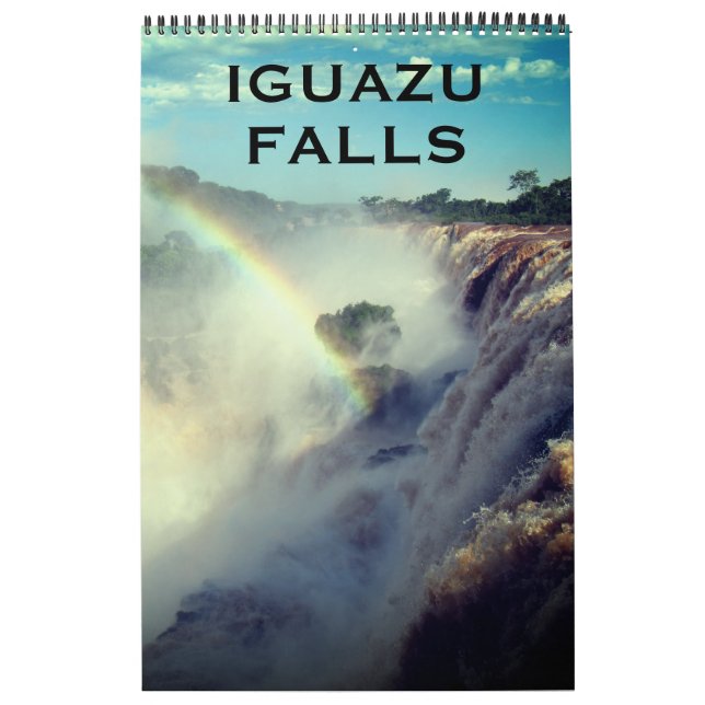 iguazu fällt nach Südamerika Kalender (Titelbild)
