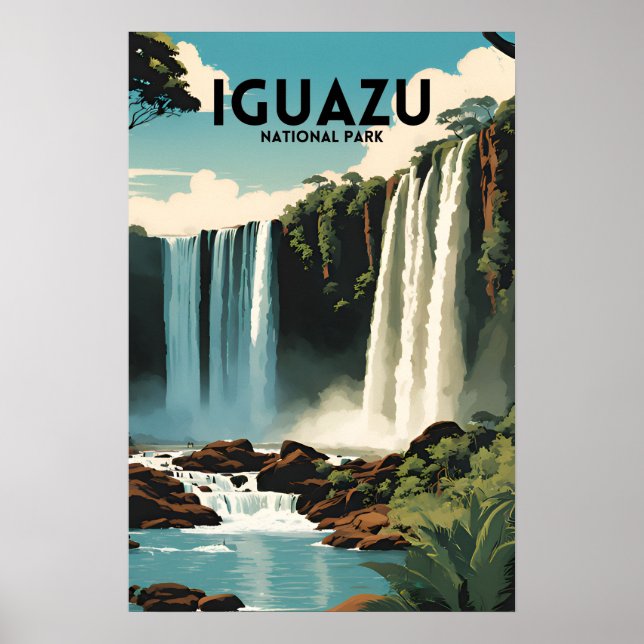 Iguazu National Park Travel Poster (Vorne)