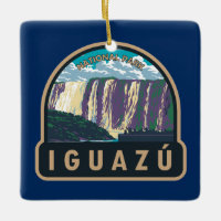 Iguazu Nationalpark Argentinien Vintage Kunst, Dic