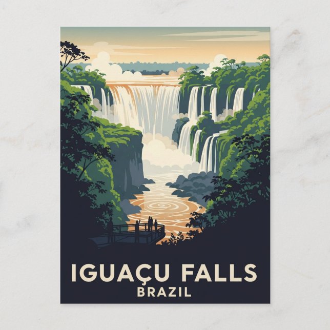 Iguazu Nationalpark Brasilien Postkarte (Vorderseite)