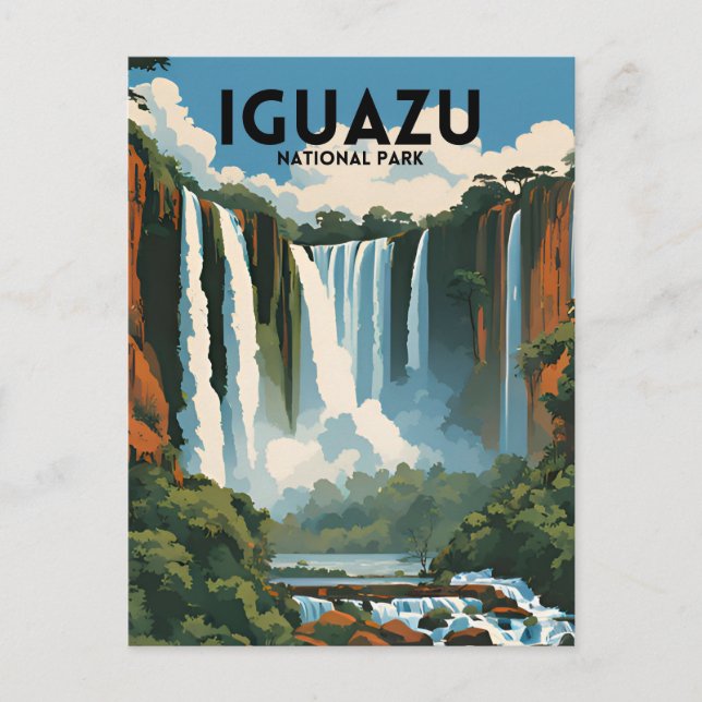 Iguazu-Nationalpark Postkarte (Vorderseite)