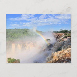 iguazu rainbow postkarte