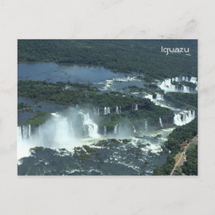 Iguazu-Stürze — Luftaufnahme Postkarte