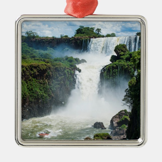 Iguazu-Wasserfälle von Dschungel Ornament Aus Metall (Vorne)