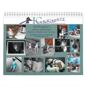 IGWhispers 2012 italienischer Windhund-Kalender Kalender