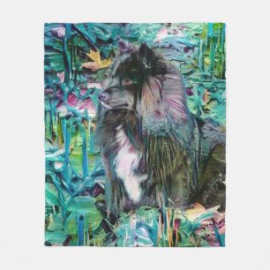 IHANA finnische Lapphund Lappy Fleecedecke