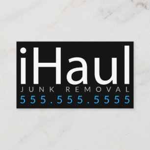 iHaul. Kram, der Abbau-Visitenkarte schleppt Visitenkarte