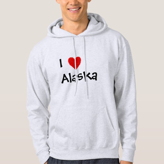 Iheart Alaska Hoodie (Vorderseite)