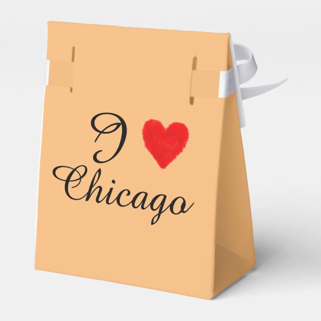 IHEART Chicago Geschenkschachtel (Rückseite)