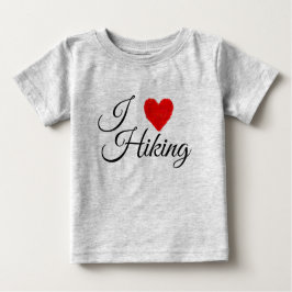 IHEART Wandern Baby T-shirt