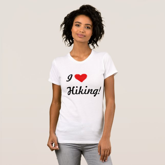 IHEART Wandern T-Shirt (Vorne ganz)