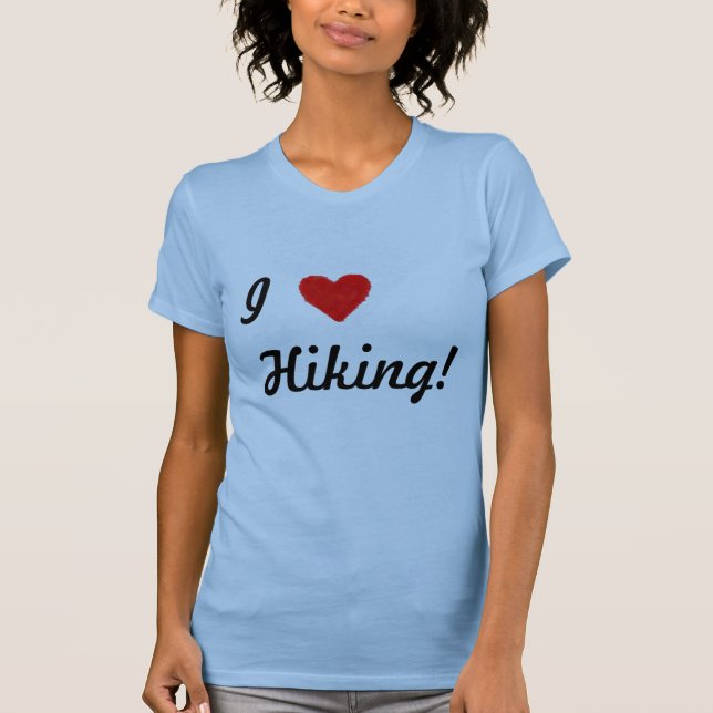 IHEART Wandern T-Shirt (Vorderseite)