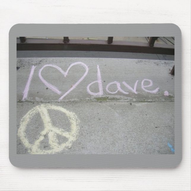iheartdave mousepad (Vorne)