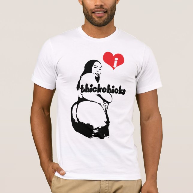iheartthickchicks T-Shirt (Vorderseite)