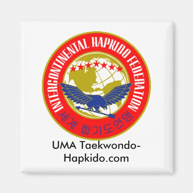 IHF Hapkido Kühlschrank Magnet (Vorne)