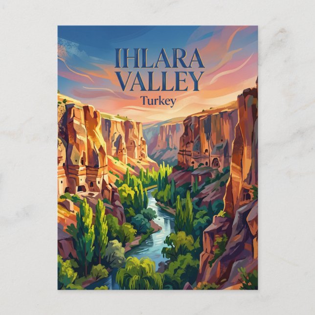Ihlara-Tal Türkei Postkarte (Vorderseite)