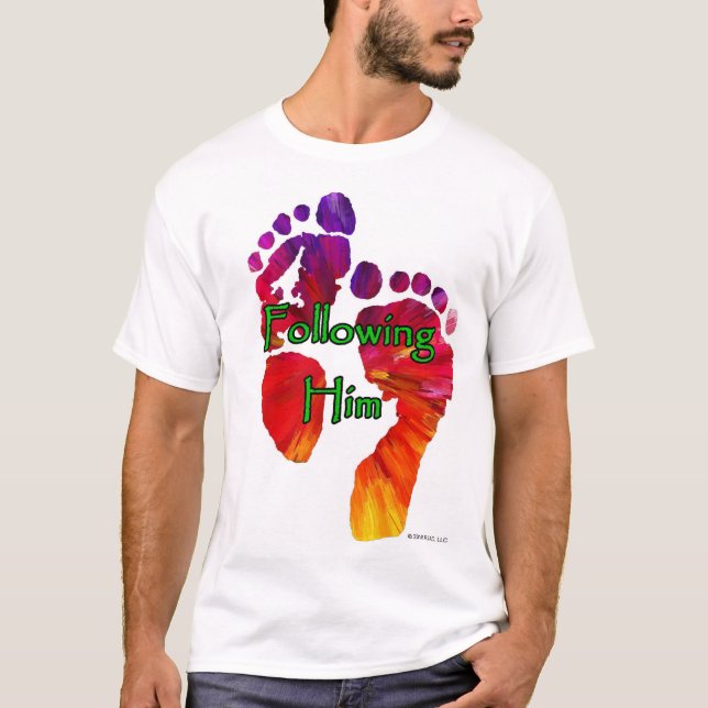 Ihm folgen Team-Shirt T-Shirt (Vorderseite)