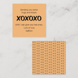 Ihnen ein paar Schläger und Küsse schicken Mitteilungskarte