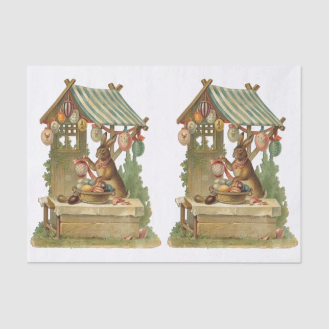 Ihnen fröhlichen Ostern wünschen Seidenpapier (Vorderseite)