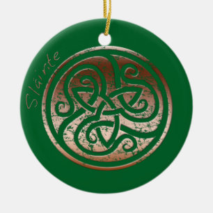 Ihnen Gesundheit wünschen Slainte Keramikornament