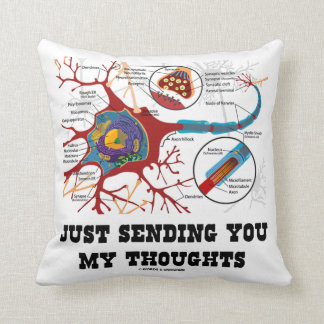 Ihnen meine Gedanken (Neuron/Synapse) gerade, Kissen