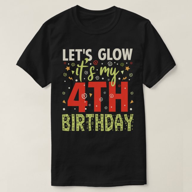 Ihr 4. Geburtstagsgeschenk T-Shirt (Design vorne)