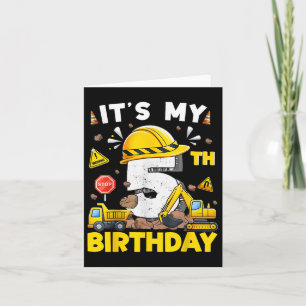 Ihr 5. Geburtstag Bauausgrabungsgrab 5 Y Karte