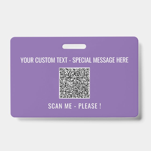 Ihr Abzeichen für die QR-Codeprüfung Ausweis (Vorderseite)