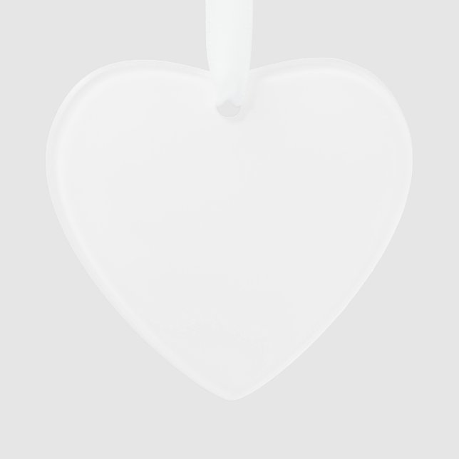 Ihr Akrylherz-Ornament Ornament (Vorderseite)