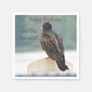 Ihr alter Buzzard Geburtstag Serviette