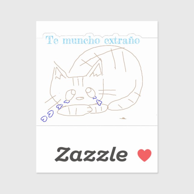 Ihr Aufkleber fehlt (Blatt)