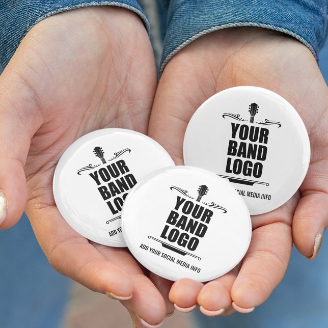 Ihr Band-Logo Button (Customize to change background color.)