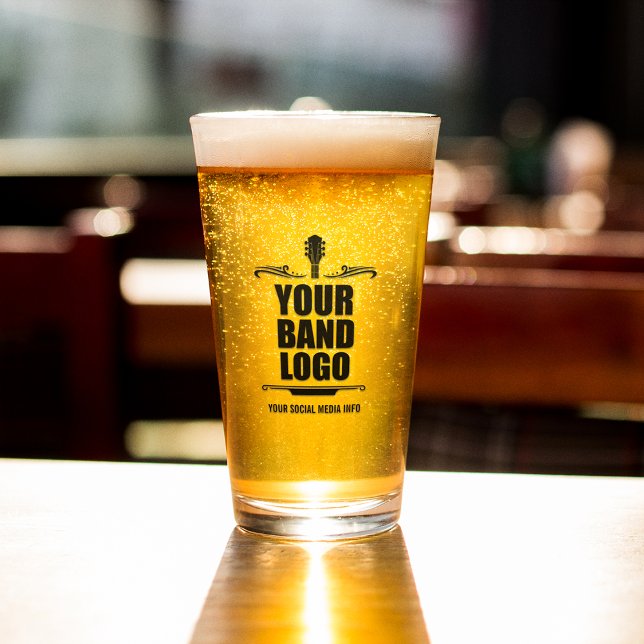 Ihr Band-Logo Glas (Customize to add Your Band info.)